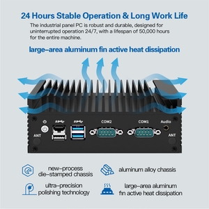 Công nghiệp <span class=keywords><strong>Mini</strong></span> PC với 4/8/16GB DDR4 RAM và 128/256/512GB SSD không quạt thiết kế Intel N150 2XCOM chúng tôi cắm - Product Image 6