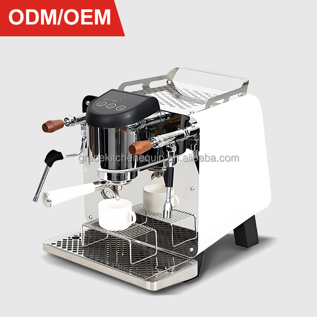 GRACE Stainless Steel Programmable Manual Variable Volta Semi-Automatic Coffee Machine for Households