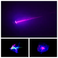 Grande Ourse KM003RGB 180mW éclairage de scène de lumière laser RVB plus de 50 modèles d'effet de faisceau