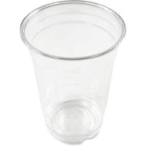 Gobelets en PET personnalisés Boardwalk 14 oz, 50 par sac, 20 sacs par carton, en plastique transparent PP - Product Image 3