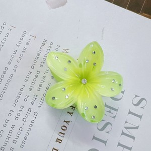 Cross-Border Plumeria Bauhinia Épingle À <span class=keywords><strong>Cheveux</strong></span> Griffe Clips Nouveau Style Simulé Diamant Bonbons Fleur <span class=keywords><strong>Cheveux</strong></span> Accessoires <span class=keywords><strong>Strass</strong></span> Retour - Product Image 3