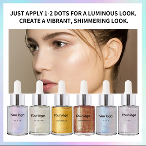 Sehistar Maquillaje Personalizado Marca Privada 30g Aceite Iluminador Maquillaje Facial <span class=keywords><strong>Bronceador</strong></span> Resaltador Líquido con Brillo Corporal - Product Image 2