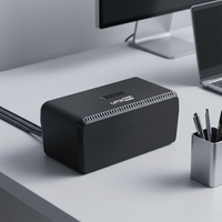 UPS Mini DC 18W dengan Baterai Lithium 20000mAh Terintegrasi, Output Port 5V 9V 12V POE USB Type-C untuk Router WiFi dan Perangkat Pintar