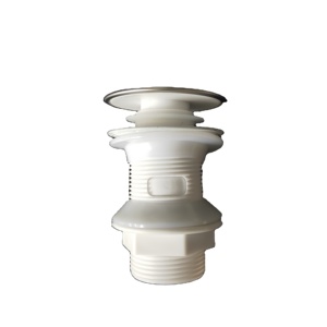 Taizhou Manufacturer Wholesale Plastic Basin Waste Basin Bathroom Pop Up Push Button Waste Drains Basin Waste