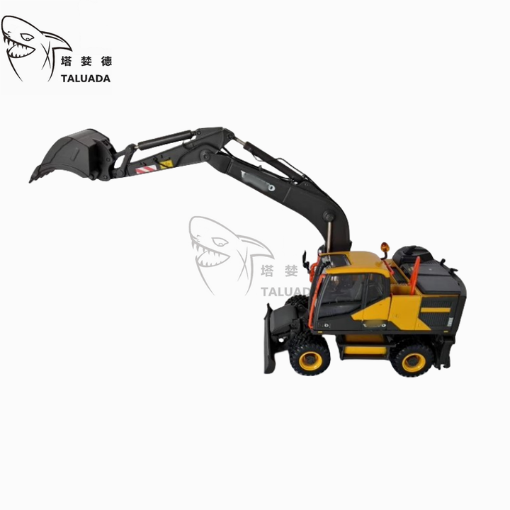 TALUADA VOLVO EW180E Wheel Excavator Model Toy - 1:50 Scale