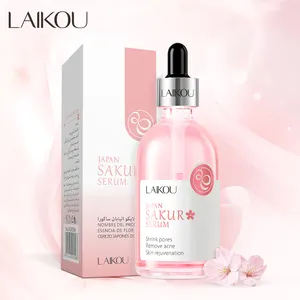 LAIKOU Sakura suero CUIDADO DE LA PIEL hidratante brillo antienvejecimiento suero hialurónico Japón esencia líquido