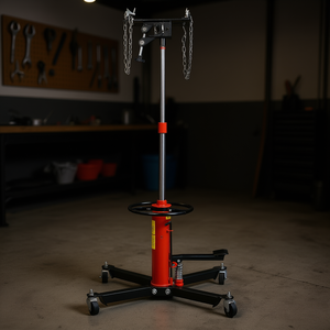 Martinetto idraulico per trasmissione D0100X3IBAJ da 0,75 tonnellate in acciaio a 2 stadi con rotazione a 360 gradi per sollevamento auto - Product Image 2