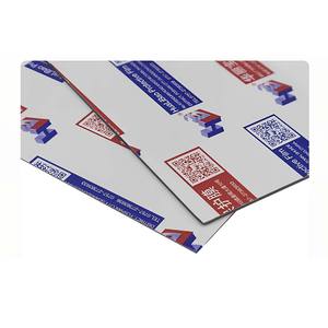 الأسود والأبيض غشاء رقيق واقٍ من البولي إثيلين للألومنيوم لوح مركب ورقة - Product Image 5