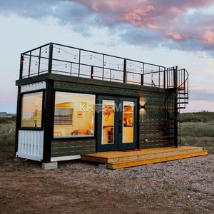 Casa Contenedor Pequeña de 20 Pies a Precio Económico 2025, Casa Modular de 40 Pies Hecha de Acero y Panel Sándwich para Aplicaciones Hoteleras - Product Image 6