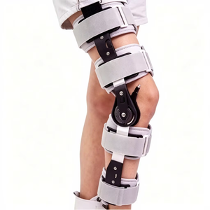 <span class=keywords><strong>Rodillera</strong></span> Ortopédica Transpirable Ajustable con Soporte Fijo para Articulación <span class=keywords><strong>de</strong></span> Rodilla, Inmovilizador Médico para Rehabilitación <span class=keywords><strong>de</strong></span> Fracturas - Product Image 2