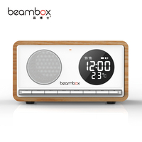 2026 Vintage Retro für Lautsprecher Musik High-Fidelity 3D Stereo Klangqualität Radio Wecker Weißes Rauschen Kabellos