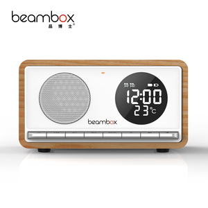 Radio-réveil sans fil 2026 Vintage Rétro avec haut-parleur, musique haute fidélité, son stéréo 3D et <span class=keywords><strong>bruit</strong></span> blanc - Product Image 3