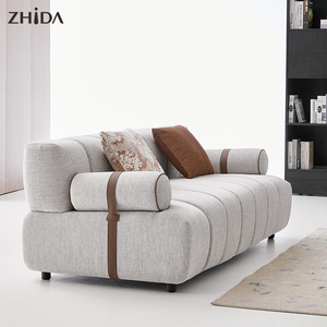 Juego <span class=keywords><strong>de</strong></span> Sofás Modulares <span class=keywords><strong>de</strong></span> Tela Gris <span class=keywords><strong>de</strong></span> Alta Calidad para el Hogar, Muebles <span class=keywords><strong>de</strong></span> Lujo para Sala <span class=keywords><strong>de</strong></span> Estar Moderna, Conjunto <span class=keywords><strong>de</strong></span> Sofás Seccionales para Villa - Product Image 4