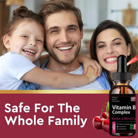 Acentiallabs – Vente en gros sous marque privée – Gouttes liquides orales naturelles de Vitamines B1, B6, B12 et Complexe B pour adultes – Améliore l'immunité