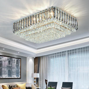 <span class=keywords><strong>Lampadario</strong></span> Moderno <span class=keywords><strong>a</strong></span> <span class=keywords><strong>LED</strong></span> in Cristallo K9 <span class=keywords><strong>a</strong></span> Più Livelli con Telecomando, Alimentato <span class=keywords><strong>a</strong></span> Corrente, Lampada da Soffitto Rettangolare Cromata <span class=keywords><strong>per</strong></span> Camera da Letto e <span class=keywords><strong>Soggiorno</strong></span> - Product Image 3