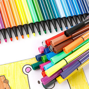 Water Color Pen Set Kids DIY Painting <b>Washable</b> Watercolor <b>Marker</b> Pen for School - Product Image 2