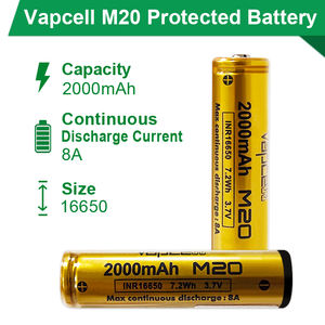 Vapcell INR16650 M20 3,6 В 2000 мАч 8A литий-ионная аккумуляторная батарея для газового счетчика и электромобиля для использования камеры - Product Image 5