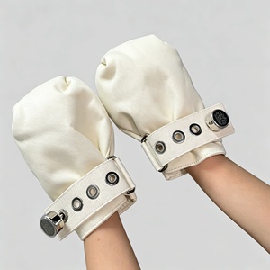 Guantes <span class=keywords><strong>de</strong></span> sujeción médica transpirables y acolchados, antiarañazos, <span class=keywords><strong>con</strong></span> correa <span class=keywords><strong>de</strong></span> bloqueo ajustable y cierre <span class=keywords><strong>de</strong></span> seguridad hospitalario - Product Image 1