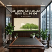 Tableau mural abstrait moderne le plus vendu, paysage d'arbre peint à l'huile, décoration d'hôtel