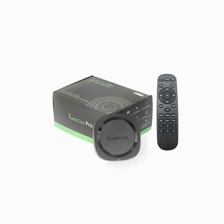 ACEMAX Audiocast Pro M20 Wireless WiFi Audio Receiver Multiroom Adaptor for Speaker Systems Converts Wired Speakers Wireless