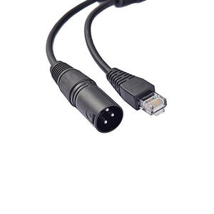 XLR 3-poliger Stecker auf RJ45-Stecker Audio-Mikrofon DMX512 Balanced XLR to Network Port - Product Image 3
