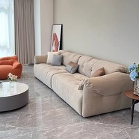 Nouveau Canapé Inclinable Électrique Nuage Crème 2026, Tissu Chenille Doux, Canapé-Lit Multifonctionnel Rétractable pour Salon Domestique