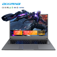 Ordinateur portable de jeu 15,6 pouces haute vitesse OEM du fabricant chinois en gros, N95 P106, 16 Go de RAM, 512 Go SSD, portable pour le bureau et les affaires