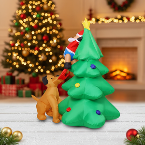 Árbol <span class=keywords><strong>de</strong></span> Navidad Inflable Impermeable Personalizado <span class=keywords><strong>de</strong></span> Fábrica, Santa Claus Inflable, Decoración Navideña para Exteriores - Product Image 3