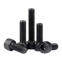 Tornillo de Cabeza Hexagonal DIN912 de Acero al Carbono con Acabado en Óxido Negro Grado 8.8 10.9 12.9 M10