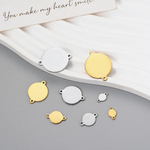 Pendentif personnalisé unisexe en acier inoxydable plaqué or 18 carats avec motif, serti clos, tendance, pour fêtes, vente en gros, idéal pour le dropshipping - Product Image 3