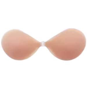 Sujetador adhesivo invisible sin costuras para mujer, sujetador adhesivo transpirable sin tirantes y sin espalda con logotipo en la Copa - Product Image 2