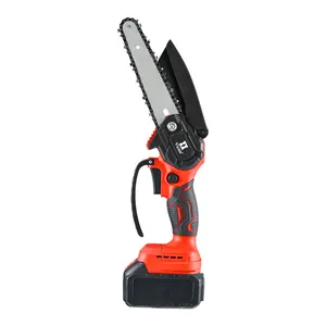 High Quality 4 Inch 6 Inch Brushless Portable Electric Chain Saw Cordless Lithium Battery Chainsaw Tool