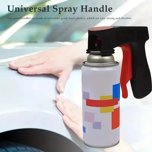 Pistola pulverizadora universal de plástico reutilizable para pintura en aerosol, para pegado de película de color en coches, 1 unidad al por mayor - Product Image 4