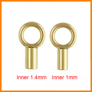 No deslustre GF 14K Gold Filled Crimp End <span class=keywords><strong>Claps</strong></span> para pulsera collar hallazgos de joyería accesorios de joyería DIY - Product Image 6
