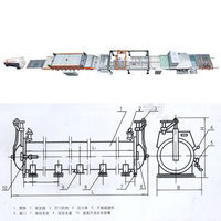 Autoclave pour tuyaux en béton avec portes à ouverture rapide double extrémité pour un traitement par lots efficace dans les usines de béton cellulaire autoclavé (BCA)