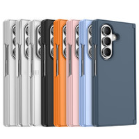 Coque rigide anti-traces de doigts en PC pour Samsung Z Fold 8 Ultra 8 7 6 avec protection intégrale de la charnière et support caché intégré – Housse hybride pour téléphone portable