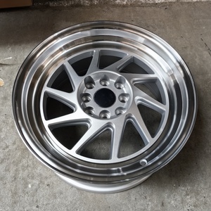 Diseño popular 16 pulgadas 4 agujeros plata ruedas de aleaciones de plato profundo llantas 4x100 para <span class=keywords><strong>Aston</strong></span> <span class=keywords><strong>Martin</strong></span> V8 Zagato (<span class=keywords><strong>1986</strong></span> - 1989) - Product Image 1