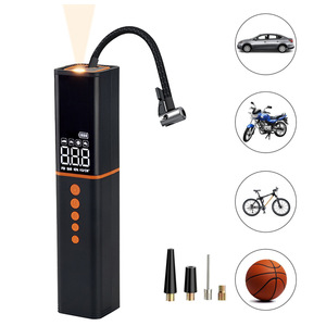 Pompe à air portable multifonctionnelle sans fil pour voiture, 12V, avec affichage numérique, pour vélos électriques et vélos, légère et automatique - Product Image 4