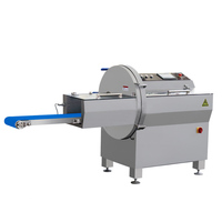 Machine à découper la viande brute très populaire, machine à fileter les poitrines de poulet, machine à découper la viande et le poisson entièrement automatique