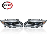 Faros Delanteros LED Amarillos de 3 Toques Modificados de Alta Calidad CZJF para Toyota Corolla 2010 2011 2012 2013