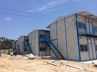 TOPPRE Maison préfabriquée de type K Hébergement temporaire en acier et panneau sandwich Maison Camp de travail Conteneur détachable Maisons K