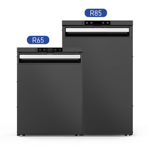 Vente directe d'usine TIEFU R85 Mini réfrigérateur-congélateur vertical à deux zones 12V/24V, compresseur portable, <span class=keywords><strong>camping</strong></span>-<span class=keywords><strong>car</strong></span>, voiture, compact - Product Image 2