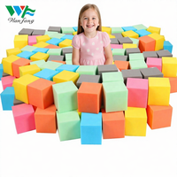 WANFENG Blocs de mousse haute densité pour meubles, blocs de jeu souples empilables pour jeux d'intérieur, parkour, trampolines et gymnastique