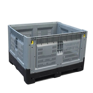 Caixa Dobrável de Polipropileno com Estrutura e Superfície, Capacidade de 1000-2000kg, Design Articulado, Ventilada, Ecológica e Empilhável - Product Image 1