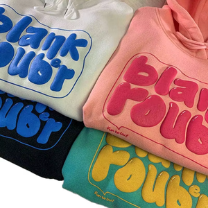 Sudadera con Capucha Unisex en Blanco para Dropshipping, con Estampado 3D Puff, de Poliéster, Estilo Urbano - Product Image 1