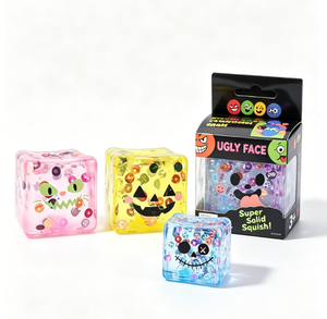 Juguete Antiestrés Squishy de Halloween al por Mayor - Cubo de Cara Fea de 5cm para Bromas y Alivio del Estrés para Niños y Adultos - Product Image 4