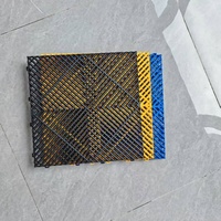 Dalles de sol modulaires à clipser sur mesure 400x400 pour présentoir de salle d'exposition, assemblage facile, ensemble de grilles pour atelier
