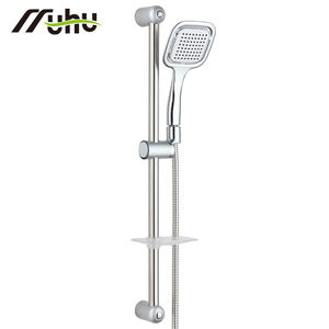 Kit <span class=keywords><strong>de</strong></span> <span class=keywords><strong>douche</strong></span> mural tout-en-un avec barre <span class=keywords><strong>de</strong></span> <span class=keywords><strong>douche</strong></span> courte, haute pression, économie d'eau, avec douchette réglable et tuyau - Product Image 3