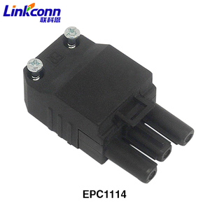 3-Pin 3-Core Multi-Conductor Electrical <b>Connector</b> Power Signal in One Compact Body Female <b>Connector</b> <b>Quick</b>-Disconnect EPC1114 - Product Image 3