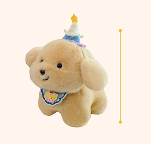 Fabrika Toptan Satış Altın Tüy Köpek Peluş Oyuncak Süper Yumuşak Köpek Oyuncağı ODM Özelleştirilebilir Doğum Günü Hediyesi Peluş Köpek Yavrusu Oyuncağı Oem - Product Image 4